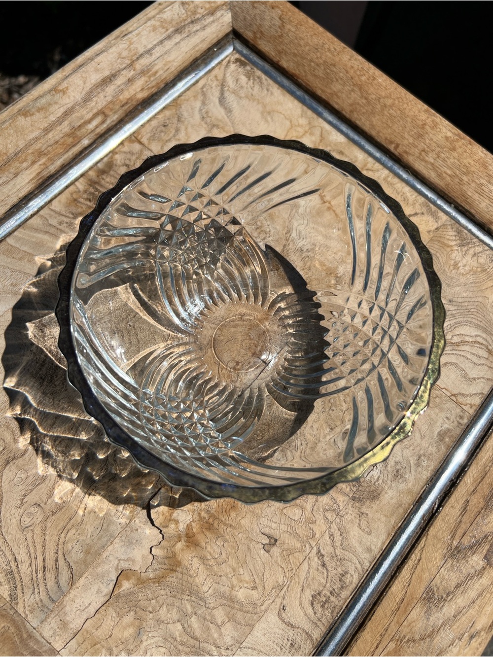 VTG Indiana Glass Bowl - Enchantment Pattern